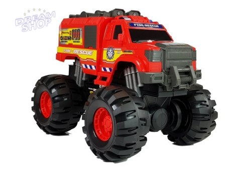 Monster Auto Wóz Strażacki Straż Duże Koła 1:8 40 cm x 30 cm x 35 cm Monster Auto Wóz Strażacki Straż Duże Koła 1:8 40 cm x 30 cm x 35 cm