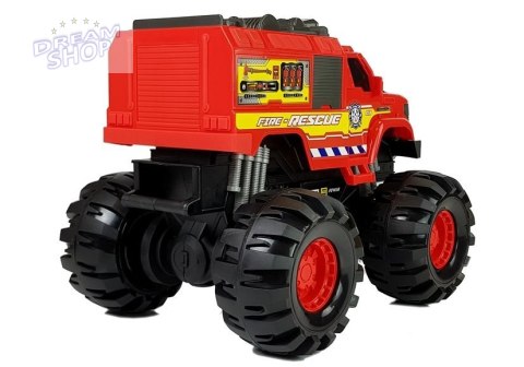 Monster Auto Wóz Strażacki Straż Duże Koła 1:8 40 cm x 30 cm x 35 cm Monster Auto Wóz Strażacki Straż Duże Koła 1:8 40 cm x 30 cm x 35 cm