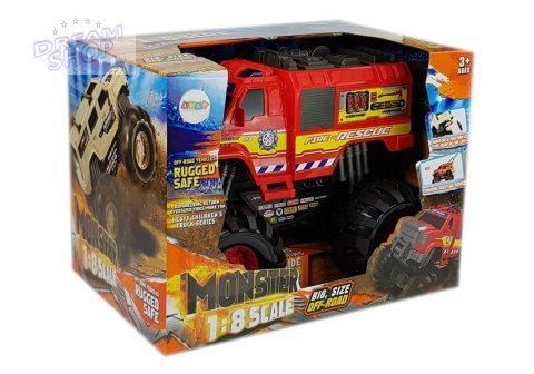 Monster Auto Wóz Strażacki Straż Duże Koła 1:8 40 cm x 30 cm x 35 cm Monster Auto Wóz Strażacki Straż Duże Koła 1:8 40 cm x 30 cm x 35 cm