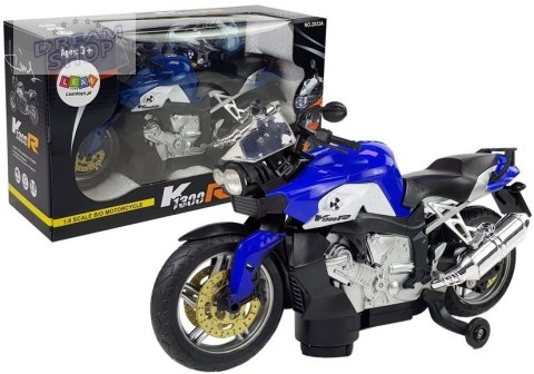 Motocykl na Baterie Niebieski