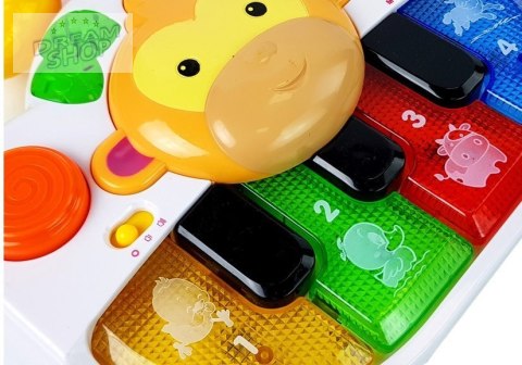 Pianinko z Małpką dla Niemowlaka Dźwięk Światła Pianinko z Małpką dla Niemowlaka Dźwięk Światła