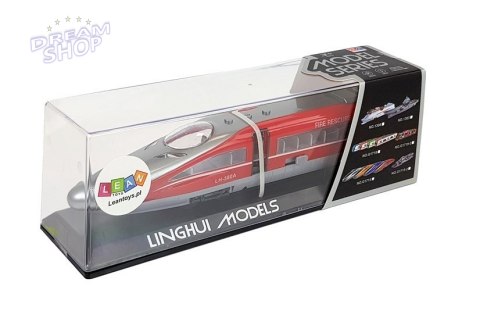 Pociąg Pendolino z Naciągiem Czerwony z Dźwiękiem i Światłami Pociąg Pendolino z Naciągiem Czerwony z Dźwiękiem i Światłami