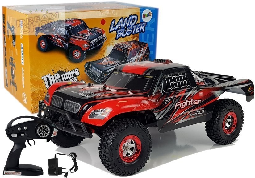 Auto Zdalnie Sterowane FY-01 4x4 Pick Up 1:12 R/C 40 km/h Czerwony Auto Zdalnie Sterowane FY-01 4x4 Pick Up 1:12 R/C 40 km/h Czerwony