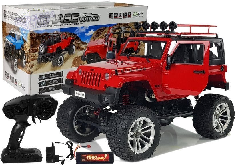 Auto Zdalnie Sterowane HG-P405 Jeep R/C 1:10 4x4 20 km/h Auto Zdalnie Sterowane HG-P405 Jeep R/C 1:10 4x4 20 km/h