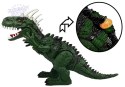 Dinozaur Zielony na Baterie Porusza się z Projektorem Dźwiękiem