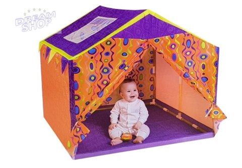 Kolorowy Namiot Domek dla Dzieci 112 cm x 110 cm x 102 cm Kolorowy Namiot Domek dla Dzieci 112 cm x 110 cm x 102 cm