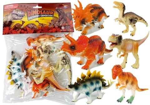 Zestaw Figurki Dinozaurów 10 cm 6 sztuk