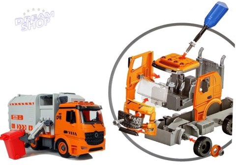 Zestaw DIY Śmieciarka Sorter Segregowanie Odpadów Gra Śrubokręt Dźwięk Efekty Świetlne Zestaw DIY Śmieciarka Sorter Segregowanie Odpadów Gra Śrubokręt Dźwięk Efekty Świetlne