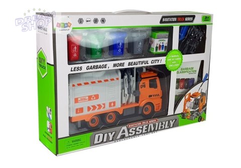 Zestaw DIY Śmieciarka Sorter Segregowanie Odpadów Gra Śrubokręt Dźwięk Efekty Świetlne Zestaw DIY Śmieciarka Sorter Segregowanie Odpadów Gra Śrubokręt Dźwięk Efekty Świetlne