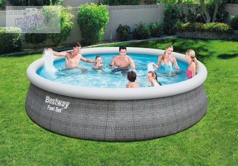Basen ogrodowy rozporowy 457 x 107 cm Bestway 57372 Basen ogrodowy rozporowy 457 x 107 cm Bestway 57372