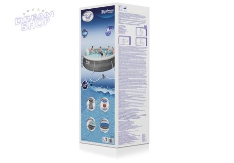 Basen ogrodowy rozporowy 457 x 107 cm Bestway 57372 Basen ogrodowy rozporowy 457 x 107 cm Bestway 57372