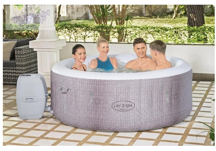Dmuchane SPA Jacuzzi z masażem i podgrzewaczem wody 4 osobowe Bestway 60003 Dmuchane SPA Jacuzzi z masażem i podgrzewaczem wody 4 osobowe Bestway 60003