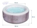 Dmuchane SPA Jacuzzi z masażem i podgrzewaczem wody 4 osobowe Bestway 60003