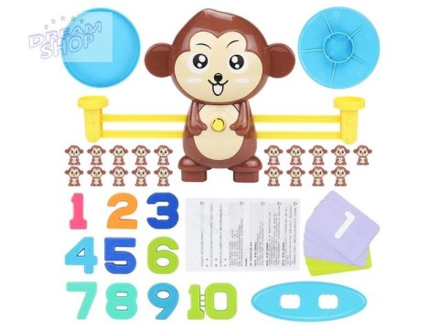 Gra Nauka Liczenia - Równoważnia Waga Szalkowa Małpka - Monkey Balance Gra Nauka Liczenia - Równoważnia Waga Szalkowa Małpka - Monkey Balance