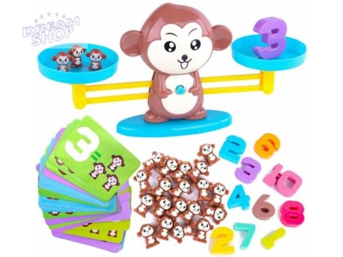 Gra Nauka Liczenia - Równoważnia Waga Szalkowa Małpka - Monkey Balance Gra Nauka Liczenia - Równoważnia Waga Szalkowa Małpka - Monkey Balance
