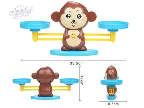 Gra Nauka Liczenia - Równoważnia Waga Szalkowa Małpka - Monkey Balance Gra Nauka Liczenia - Równoważnia Waga Szalkowa Małpka - Monkey Balance