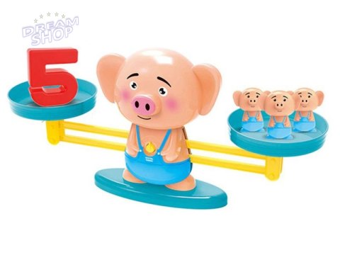 Gra Nauka Liczenia - Równoważnia Waga Szalkowa Świnka - Piggy Balance Gra Nauka Liczenia - Równoważnia Waga Szalkowa Świnka - Piggy Balance
