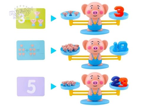 Gra Nauka Liczenia - Równoważnia Waga Szalkowa Świnka - Piggy Balance Gra Nauka Liczenia - Równoważnia Waga Szalkowa Świnka - Piggy Balance