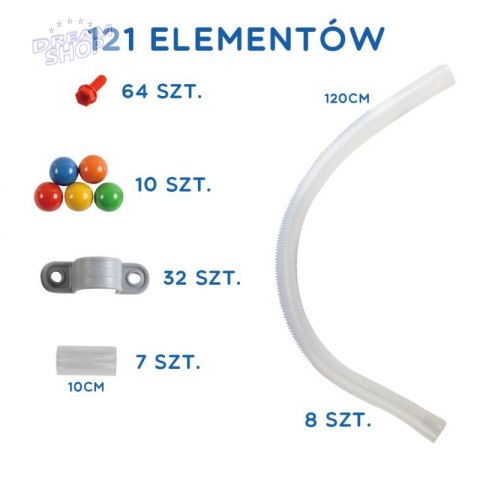 MASTERKIDZ System Rur Do Tablicy STEM 121 elementów MASTERKIDZ System Rur Do Tablicy STEM 121 elementów