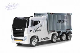 Pojazd Container Truck Biały+ Naczepa