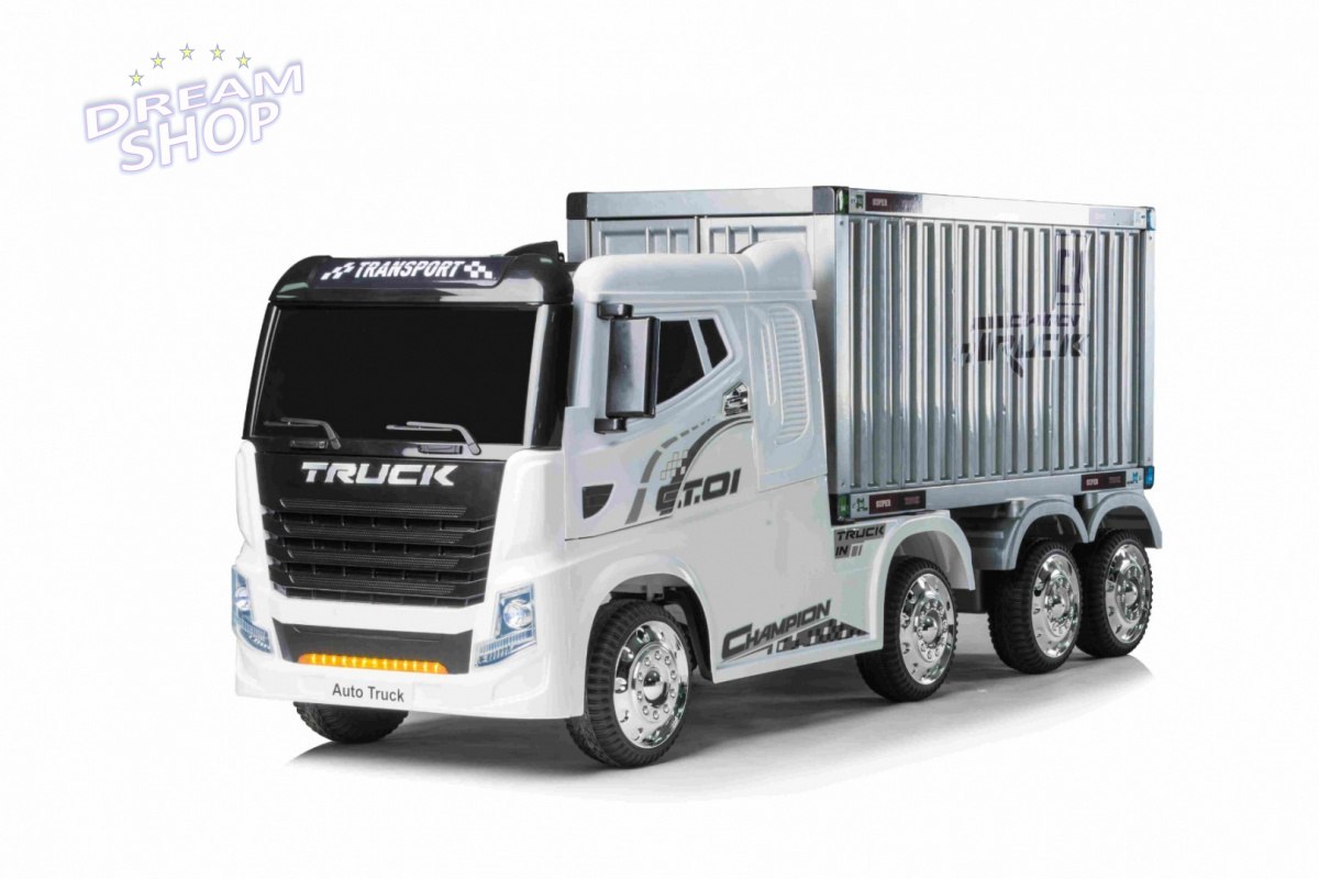 Pojazd Container Truck Biały+ Naczepa Pojazd Container Truck Biały+ Naczepa