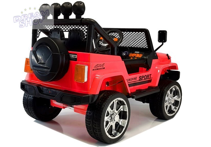 Auto na Akumulator S2388 Jeep Czerwony 4x45W Auto na Akumulator S2388 Jeep Czerwony 4x45W