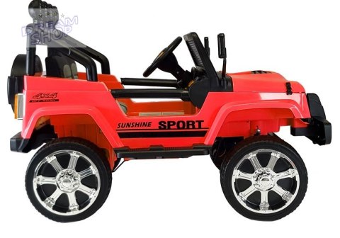Auto na Akumulator S2388 Jeep Czerwony 4x45W Auto na Akumulator S2388 Jeep Czerwony 4x45W