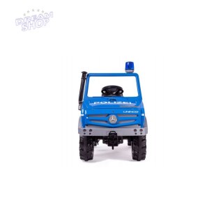 Rolly Toys Ciężarówka Samochód na pedały Unimog Merc-Benz Policja