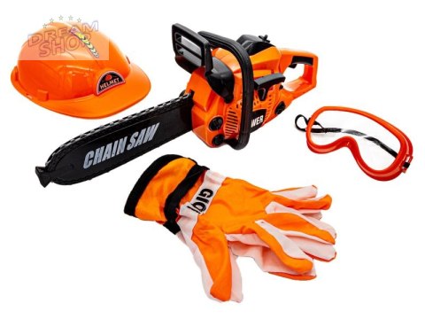 Piła Łańcuchowa, Motorowa + Kask, Okulary, Rękawice Piła Łańcuchowa, Motorowa + Kask, Okulary, Rękawice