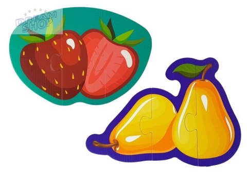 Puzzle Edukacyjne Dla Niemowląt Owoce 5 Części 40 Elementów Puzzle Edukacyjne Dla Niemowląt Owoce 5 Części 40 Elementów