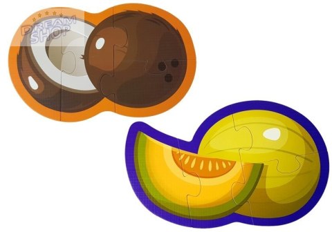 Puzzle Edukacyjne Dla Niemowląt Owoce 5 Części 40 Elementów Puzzle Edukacyjne Dla Niemowląt Owoce 5 Części 40 Elementów