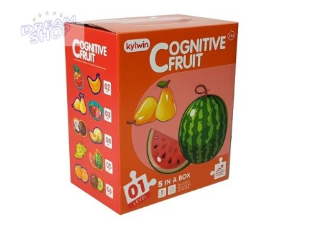 Puzzle Edukacyjne Dla Niemowląt Owoce 5 Części 40 Elementów Puzzle Edukacyjne Dla Niemowląt Owoce 5 Części 40 Elementów
