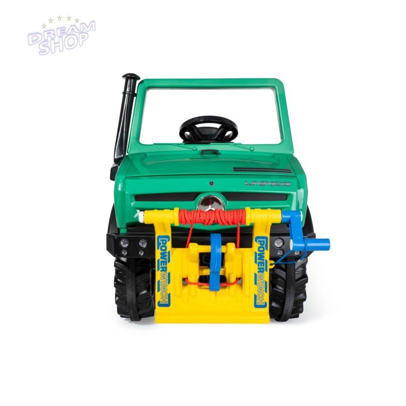 Rolly Toys Ciężarówka Samochód na Pedały Unimog Mercedes-Benz Wyciągarka Rolly Toys Ciężarówka Samochód na Pedały Unimog Mercedes-Benz Wyciągarka
