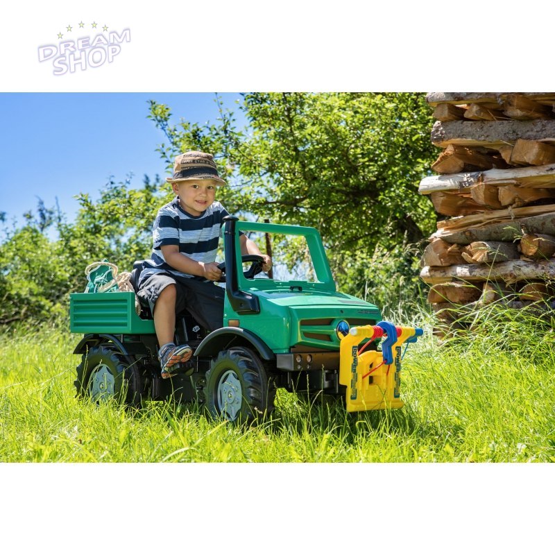 Rolly Toys Ciężarówka Samochód na Pedały Unimog Mercedes-Benz Wyciągarka Rolly Toys Ciężarówka Samochód na Pedały Unimog Mercedes-Benz Wyciągarka