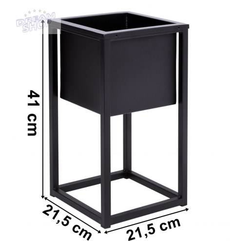 Kwietnik Concove 40 cm czarny Kwietnik Concove 40 cm czarny