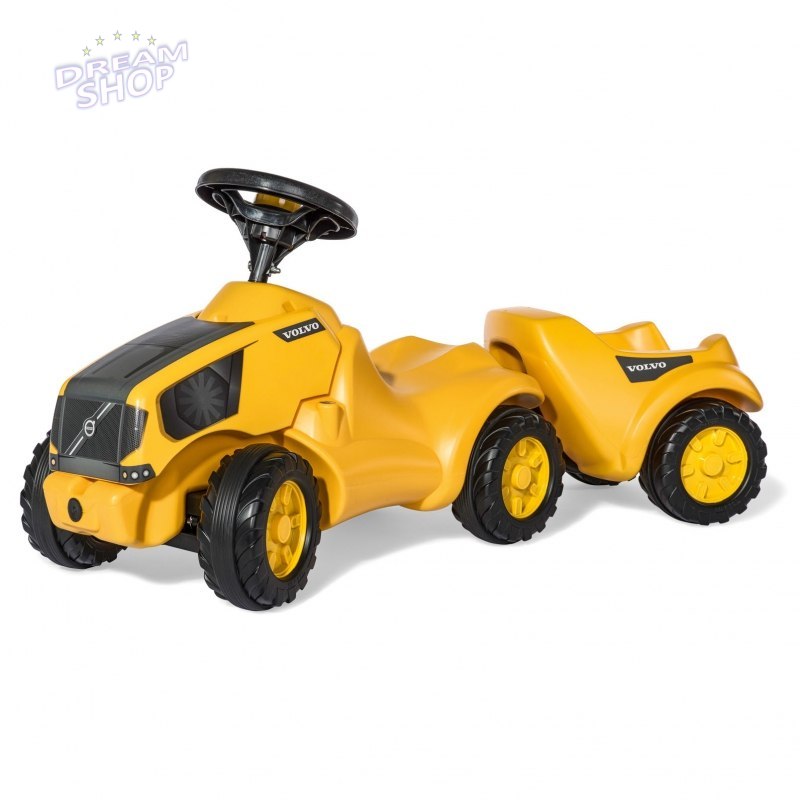 Rolly Toys rollyMinitrac Jeździk Volvo z przyczepką Rolly Toys rollyMinitrac Jeździk Volvo z przyczepką