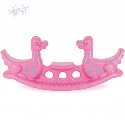 WOOPIE Bujak Wieloosobowy Dino Huśtawka Równoważna Różowa WOOPIE Bujak Wieloosobowy Dino Huśtawka Równoważna Różowa