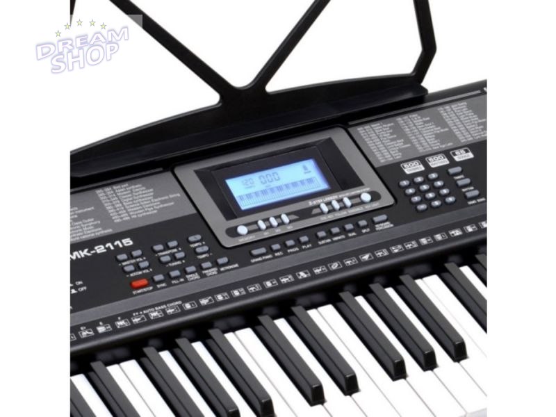 Keyboard MK-2115 Organy, 61 Klawiszy, Zasilacz, Podświetlane Klawisze Keyboard MK-2115 Organy, 61 Klawiszy, Zasilacz, Podświetlane Klawisze