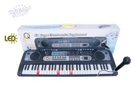 Keyboard MQ-6119L Organki, 61 Klawiszy, Mikrofon, Podświetlane Klawisze