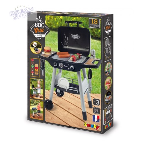 Smoby Grill Ogrodowy dla dzieci Barbecue 18 akcesoriów