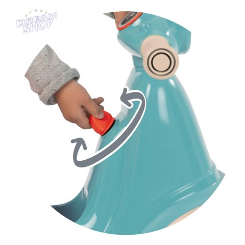 Smoby Niebieski jeździk skuter Retro Ciche koła Scooter