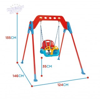 WOOPIE Huśtawka do Ogrodu Domu Pojedyńcza dla Dzieci