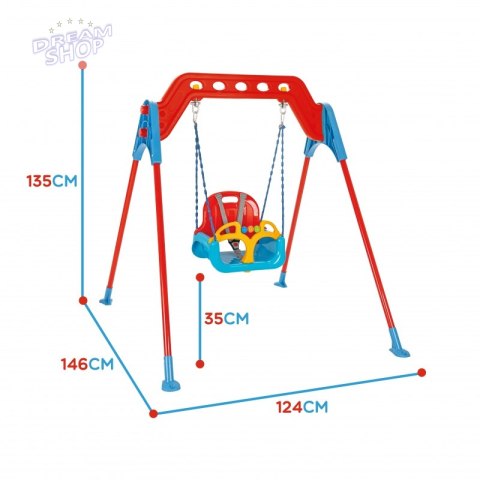 WOOPIE Huśtawka do Ogrodu Domu Pojedyńcza dla Dzieci