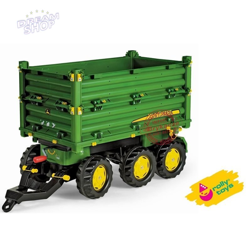 Rolly Toys Przyczepa Wywrotka Rolly Multi John Deere 3 osiowa Rolly Toys Przyczepa Wywrotka Rolly Multi John Deere 3 osiowa