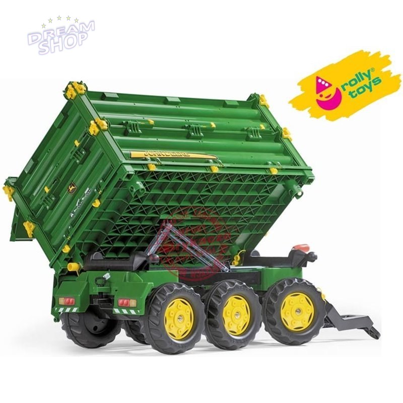 Rolly Toys Przyczepa Wywrotka Rolly Multi John Deere 3 osiowa Rolly Toys Przyczepa Wywrotka Rolly Multi John Deere 3 osiowa