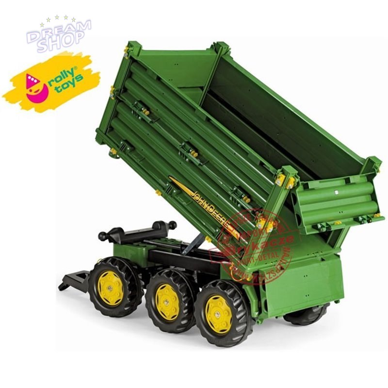 Rolly Toys Przyczepa Wywrotka Rolly Multi John Deere 3 osiowa Rolly Toys Przyczepa Wywrotka Rolly Multi John Deere 3 osiowa
