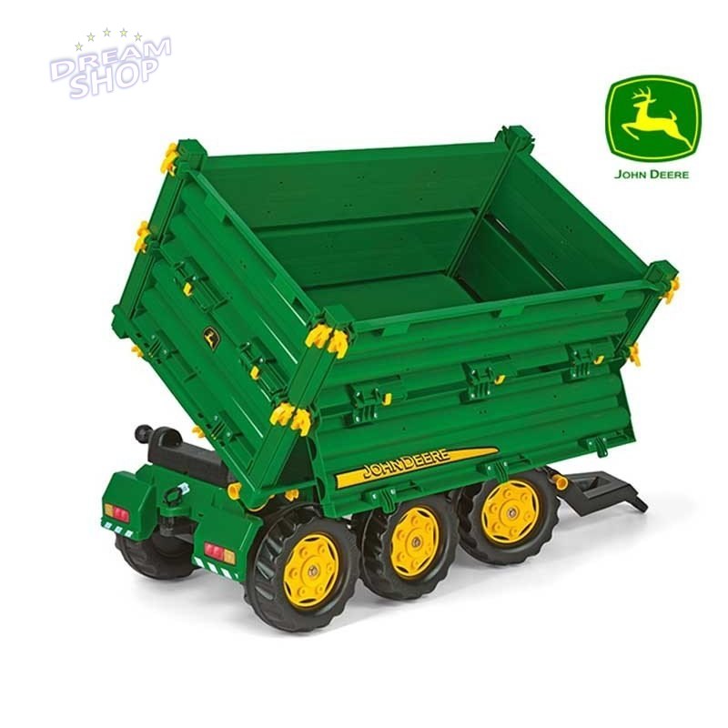 Rolly Toys Przyczepa Wywrotka Rolly Multi John Deere 3 osiowa Rolly Toys Przyczepa Wywrotka Rolly Multi John Deere 3 osiowa