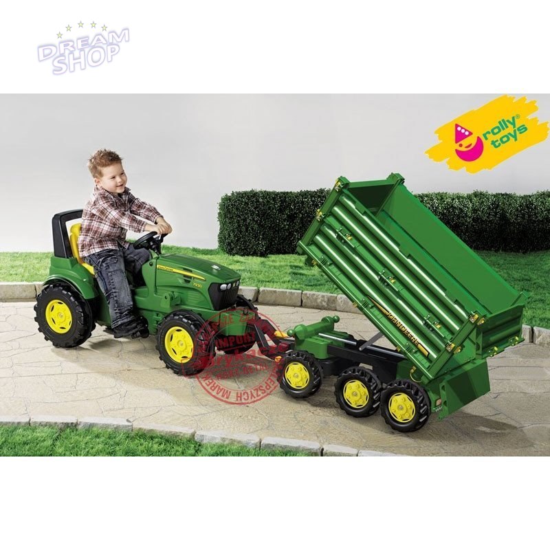 Rolly Toys Przyczepa Wywrotka Rolly Multi John Deere 3 osiowa Rolly Toys Przyczepa Wywrotka Rolly Multi John Deere 3 osiowa