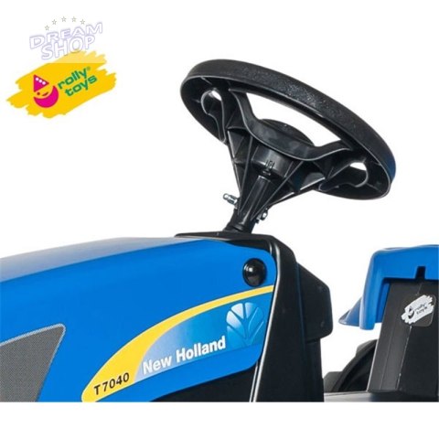 Rolly Toys rollyKid Traktor na pedały New Holland z przyczepką Rolly Toys rollyKid Traktor na pedały New Holland z przyczepką