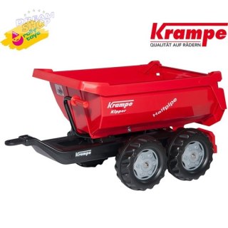 Rolly Toys rollyTrailer Przyczepa wywrotka Halfpipe Krampe